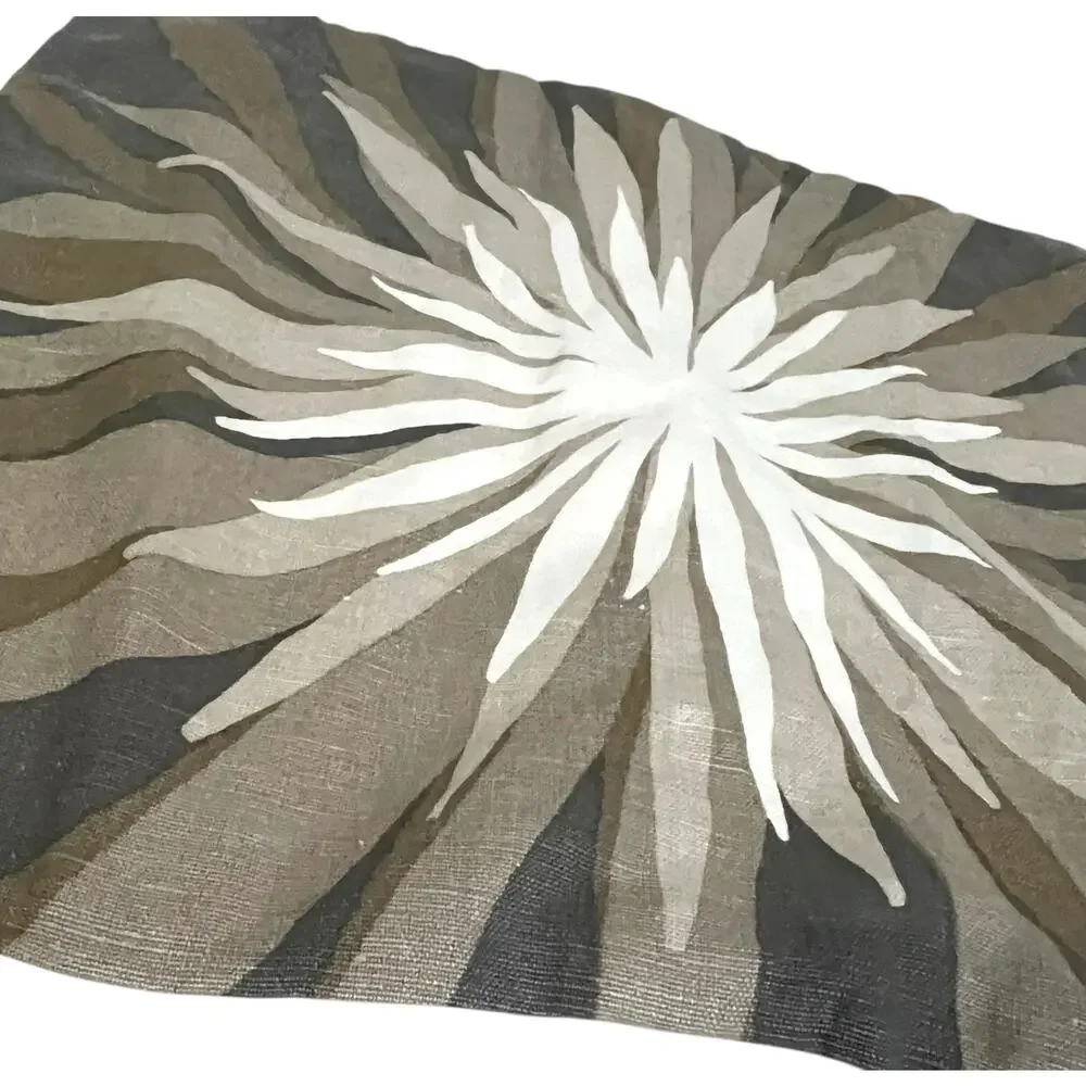Allegra Hicks West Elm Hemp Pillow Covers Set of 2 17x17” Beige Neutrals Boho